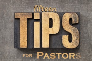tips for pastors